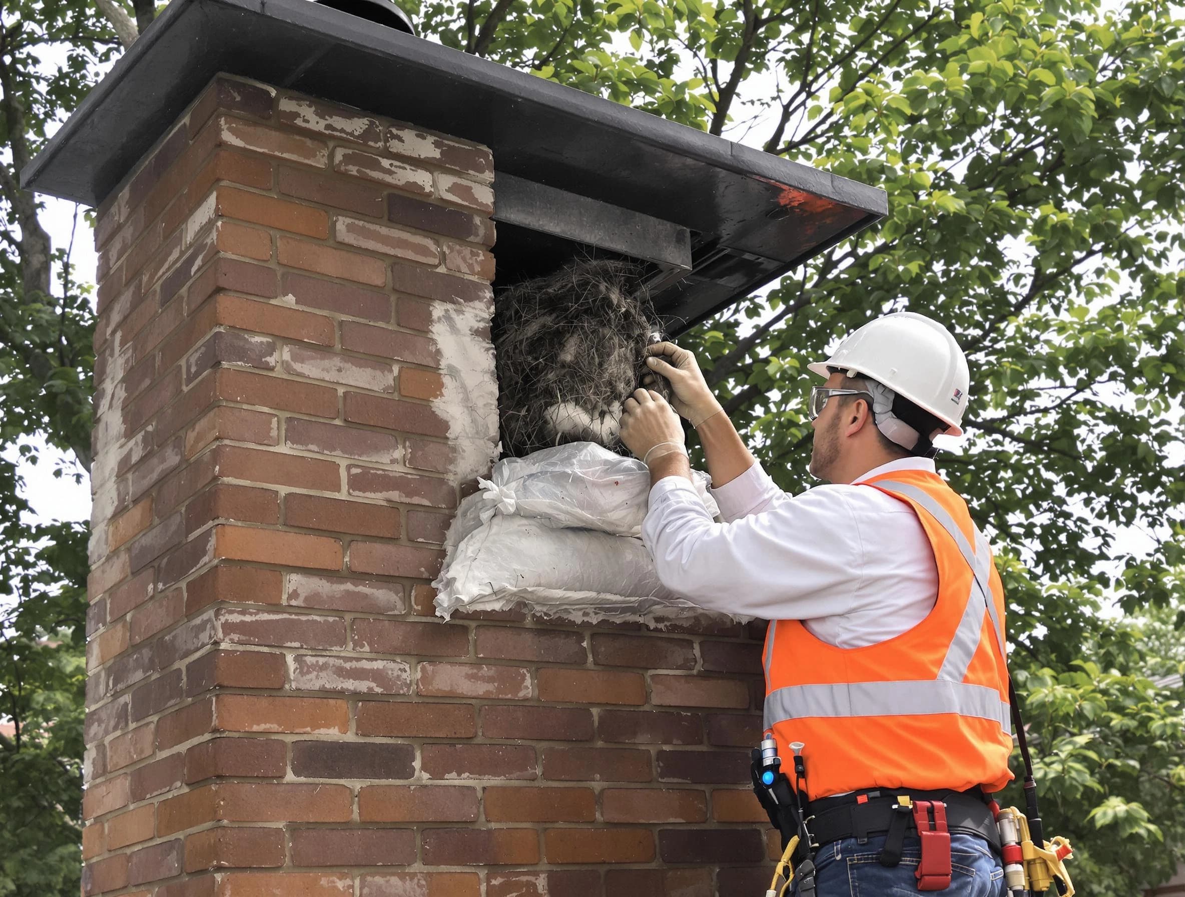 Humane removal of debris and animals by Randolph Chimney Sweep in Randolph, MA